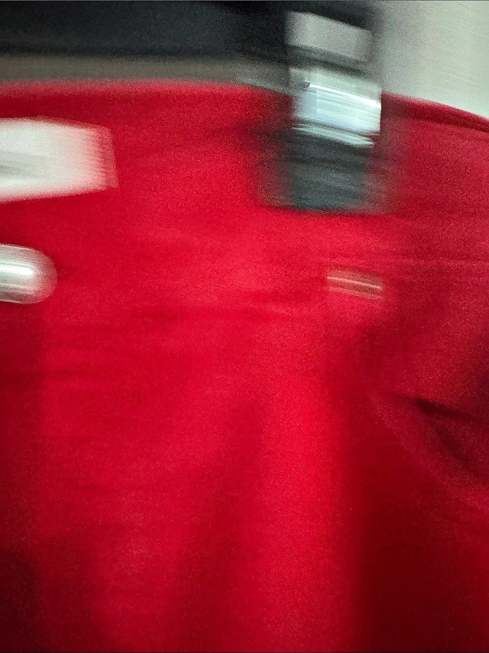 Madewell Low-Slung Baggy Crop Jeans in Red Waist 33 - Picture 5 of 5